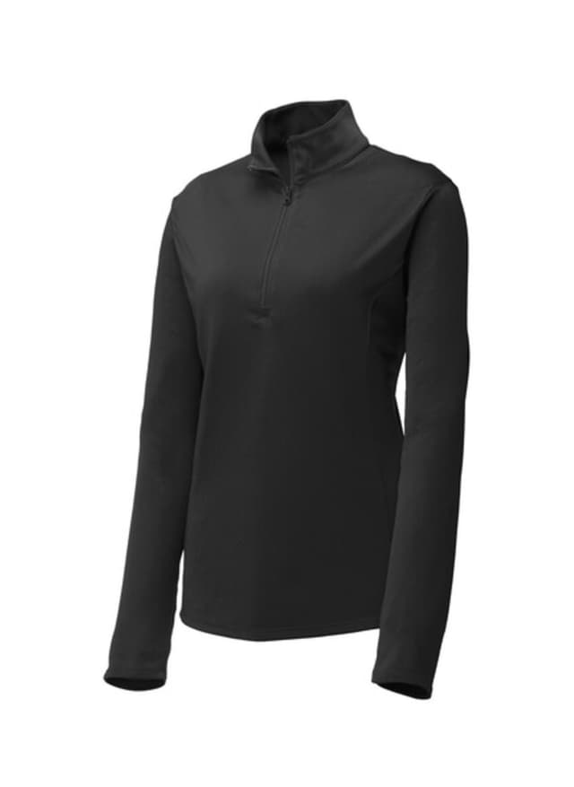 Sport-Tek Women's PosiCharge Competitor Quarter-Zip - Black 3XL
