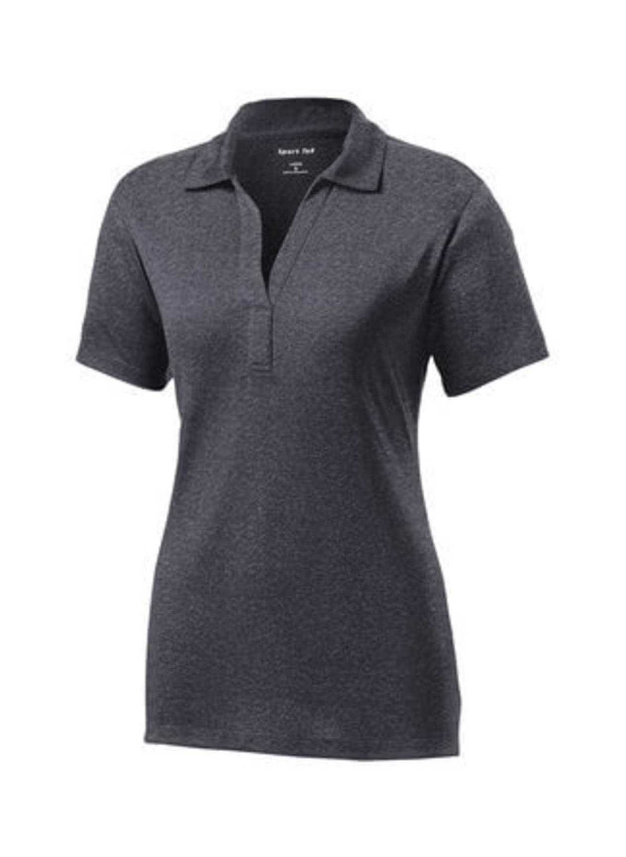Sport-Tek Women's Heather Contender Polo - Dark Grey 3XL
