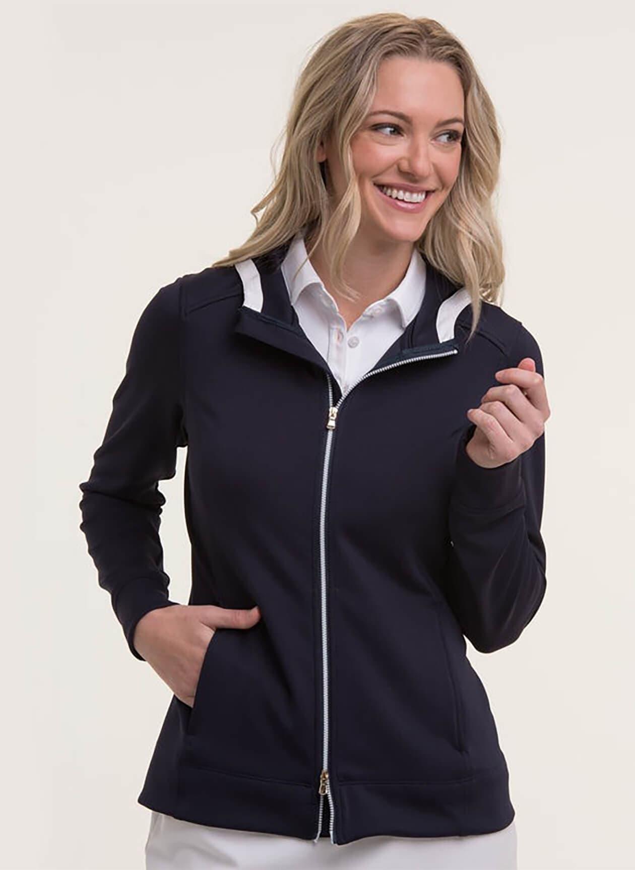 Fairway & Greene Women's Margot Hoodie - Blue 3XL