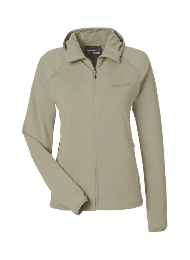 Marmot Women's Leconte Full Zip Hooded Jacket - Green LG