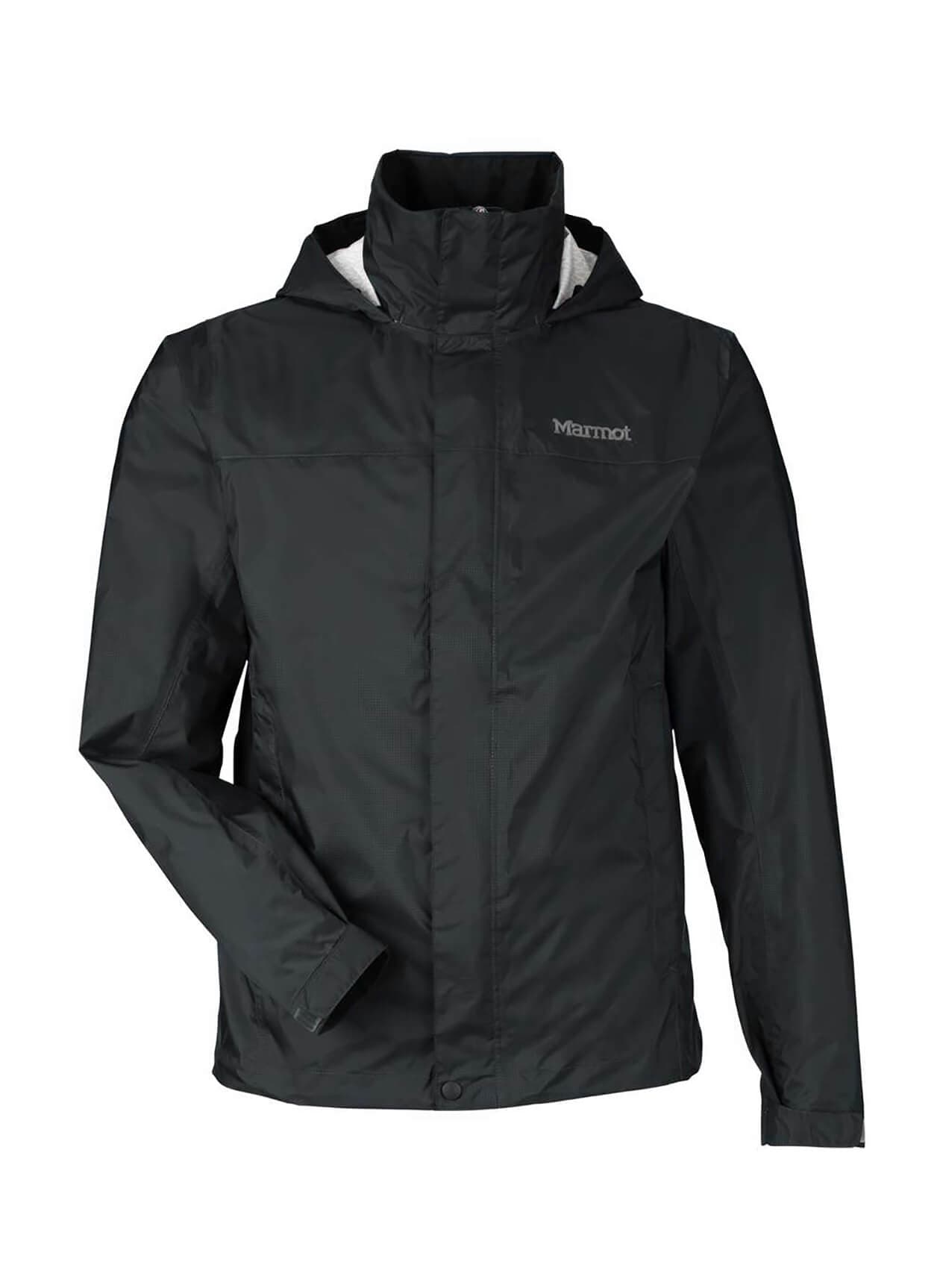 Marmot Men's PreCip Eco Packable Rain Jacket - Black LG