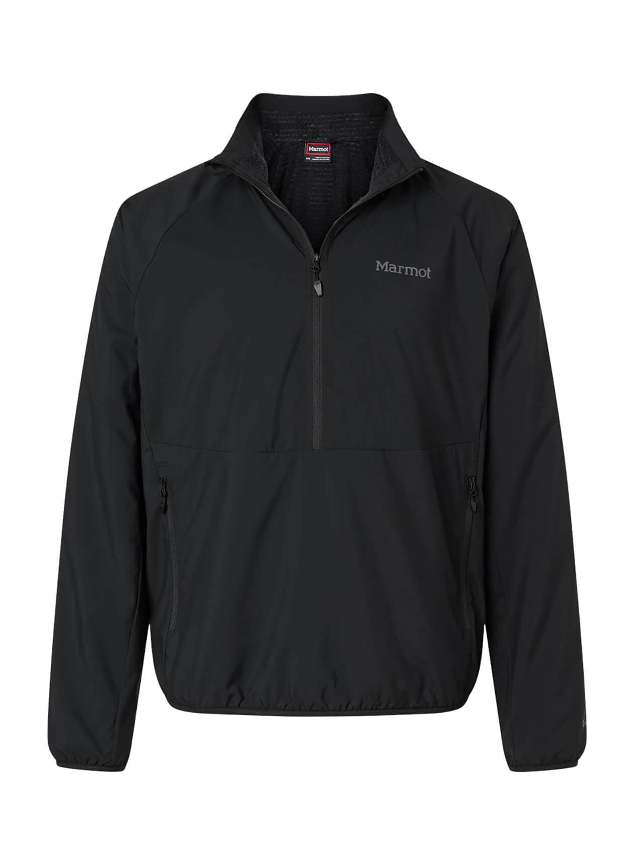 Marmot Men's Aerothermal Soft Shell Quarter-Zip - Black LG