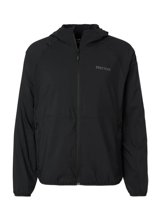 Marmot Men's Aerothermal Soft Shell Hooded Jacket - Black LG