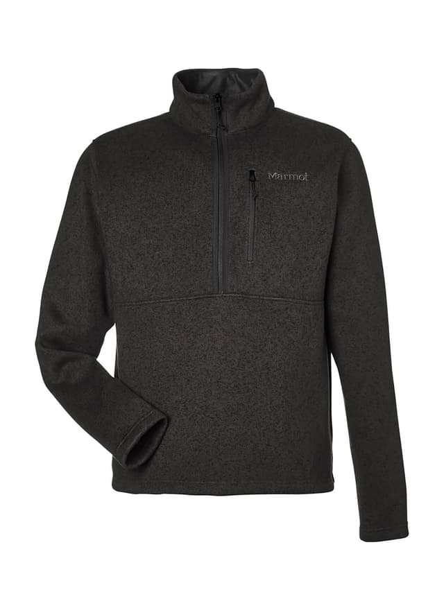 Marmot Men's Drop Line Half-Zip Jacket - Black LG
