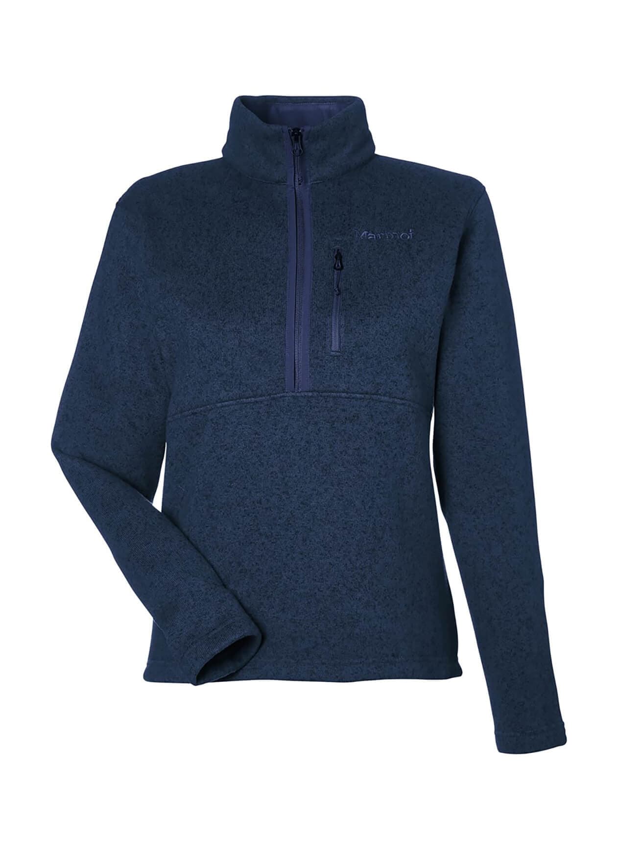 Marmot Women's Drop Line Half-Zip Jacket - Navy LG