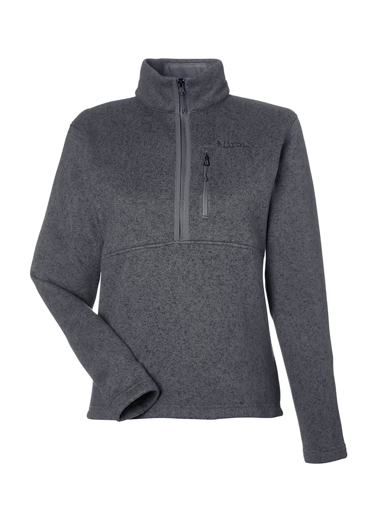 Marmot Women's Drop Line Half-Zip Jacket - Dark Grey LG