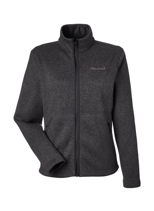 Marmot Women's Drop Line Fleece Jacket - Black LG