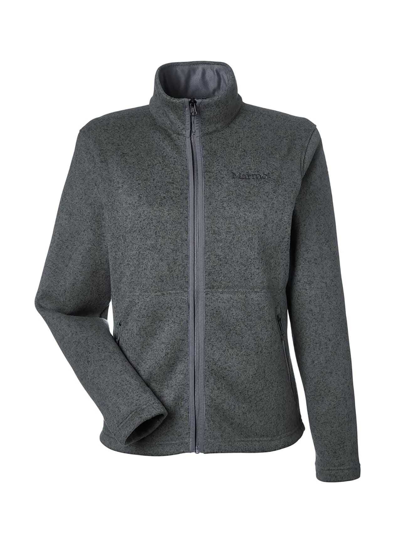 Marmot Women's Drop Line Fleece Jacket - Dark Grey LG
