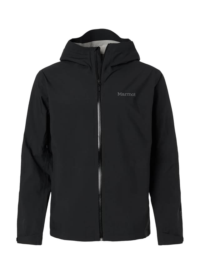 Marmot Men's PreCip Evo Flex Hooded Jacket - Black LG