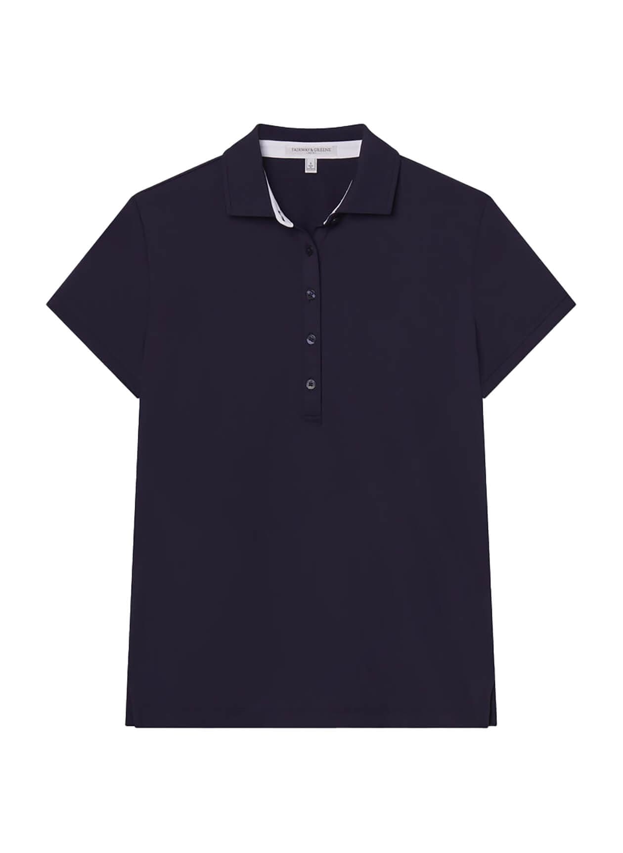 Fairway & Greene Women's Claire Polo - Black 3XL