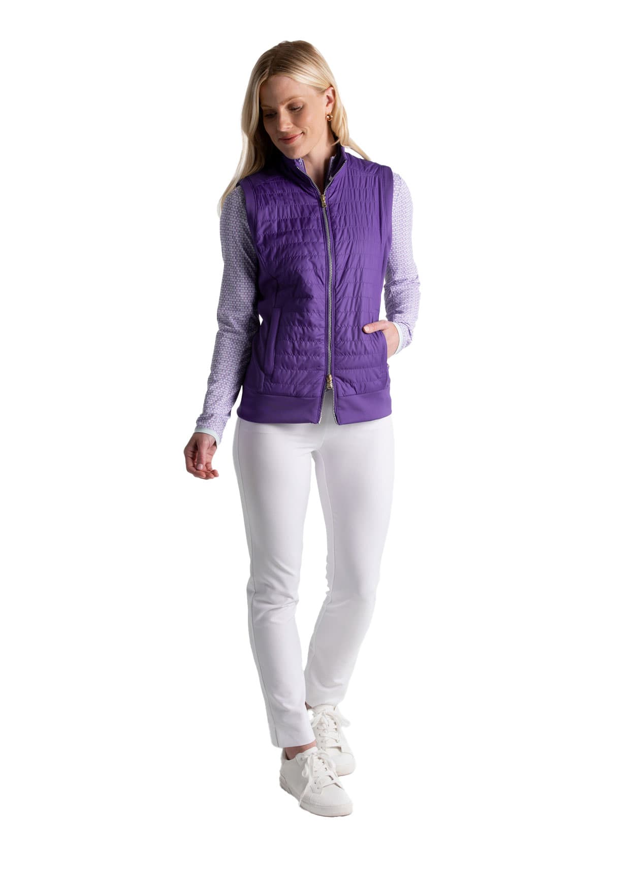 Fairway & Greene Women's Anna Vest - Purple LG