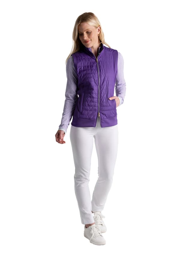 Fairway & Greene Women's Anna Vest - Purple LG