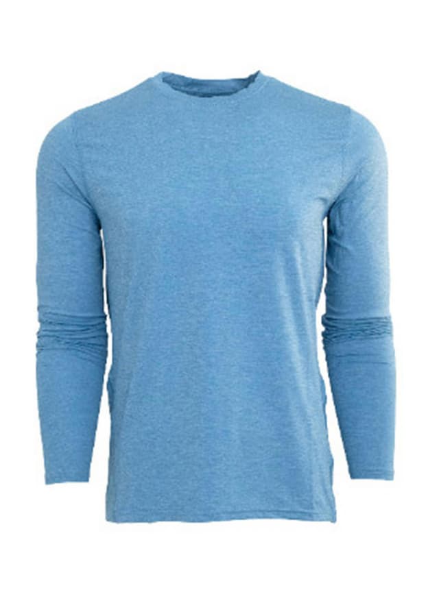 Greyson Men's Guide Sport Long-Sleeve T-Shirt - Cyan 3XL