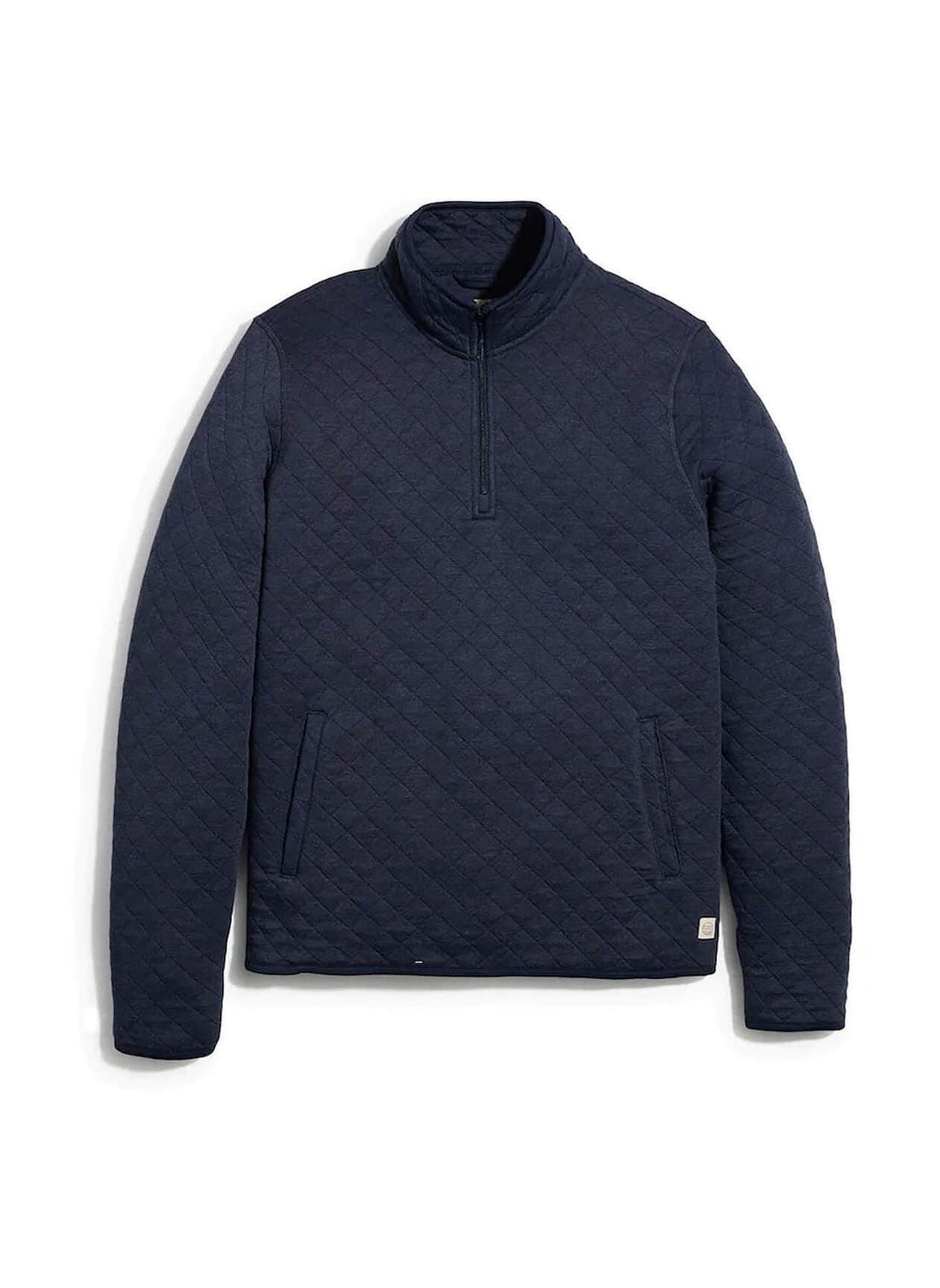 Marine Layer Men's Corbet Quarter-Zip - Navy 3XL