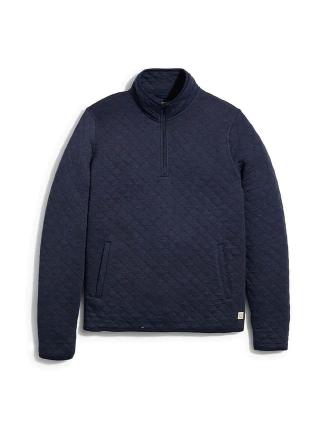 Marine Layer Men's Corbet Quarter-Zip - Navy 3XL