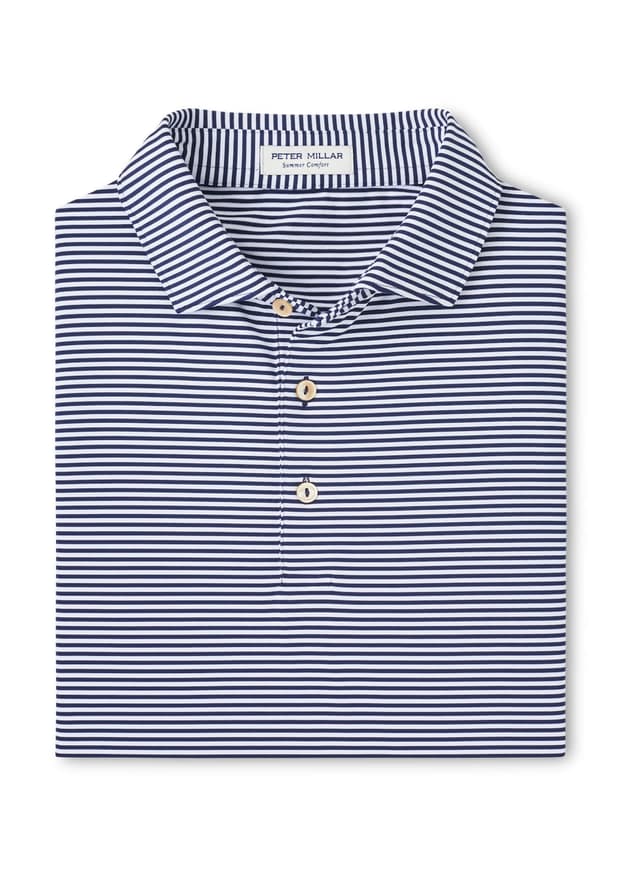 Peter Millar Men's Hales Performance Polo - Navy (NAV) 3XL