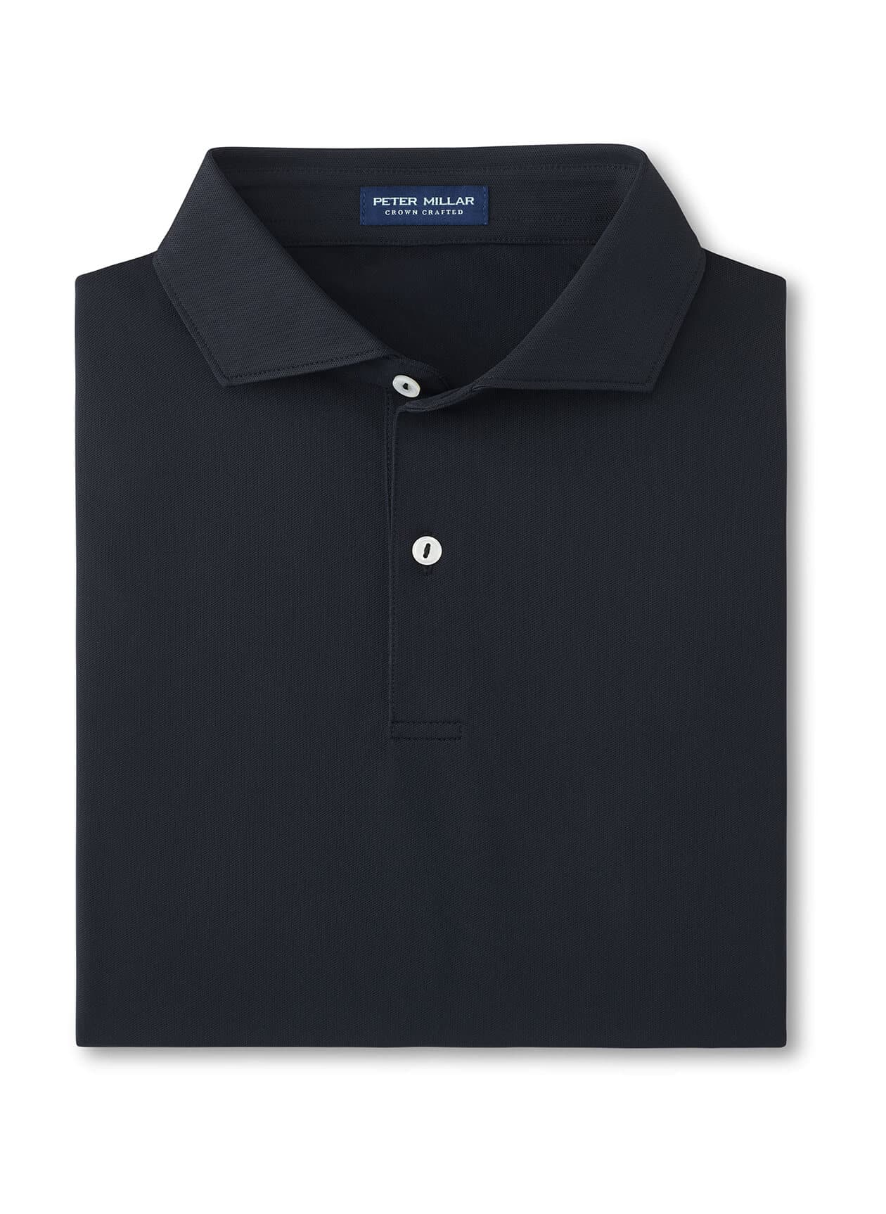 Peter Millar Men's Soul Performance Mesh Polo SP25 - Black LG