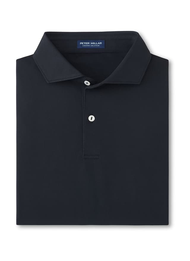 Peter Millar Men's Soul Performance Mesh Polo SP25 - Black LG