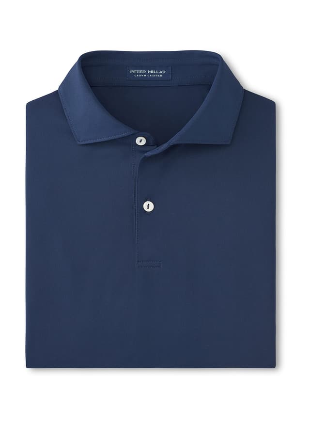 Peter Millar Men's Soul Performance Mesh Polo SP25 - Navy LG