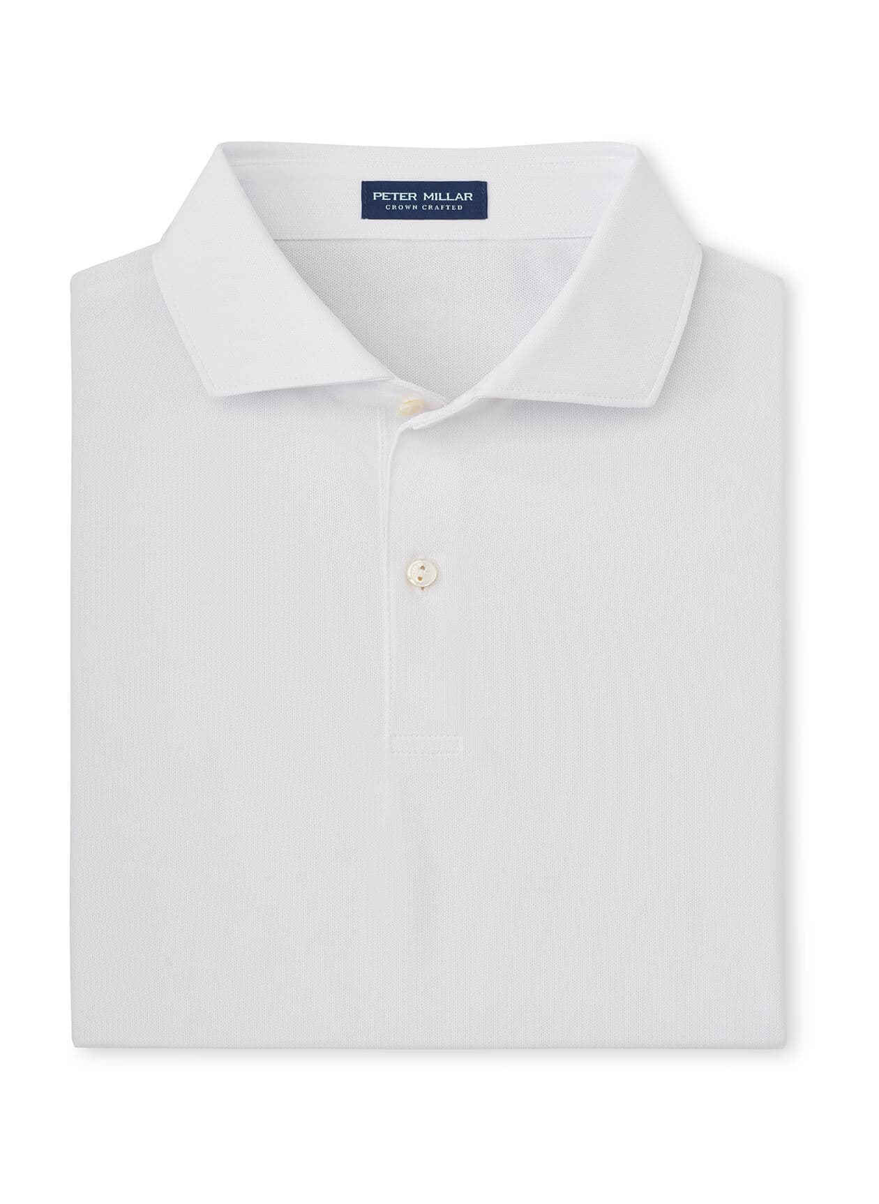 Peter Millar Men's Soul Performance Mesh Polo SP25 - White LG