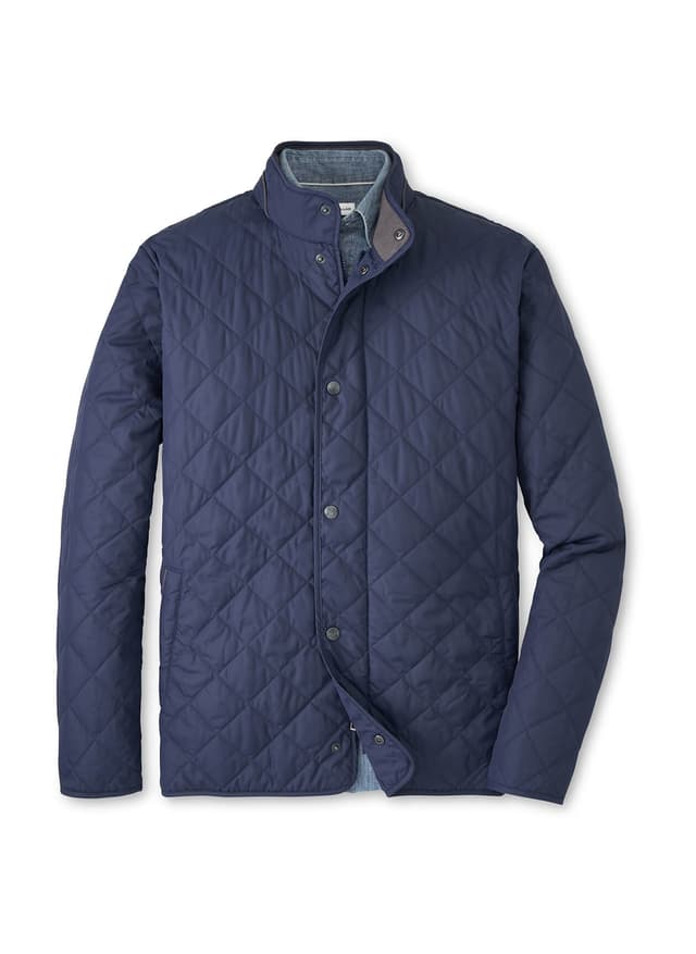 Peter Millar Men's Suffolk Coat - Navy 3XL