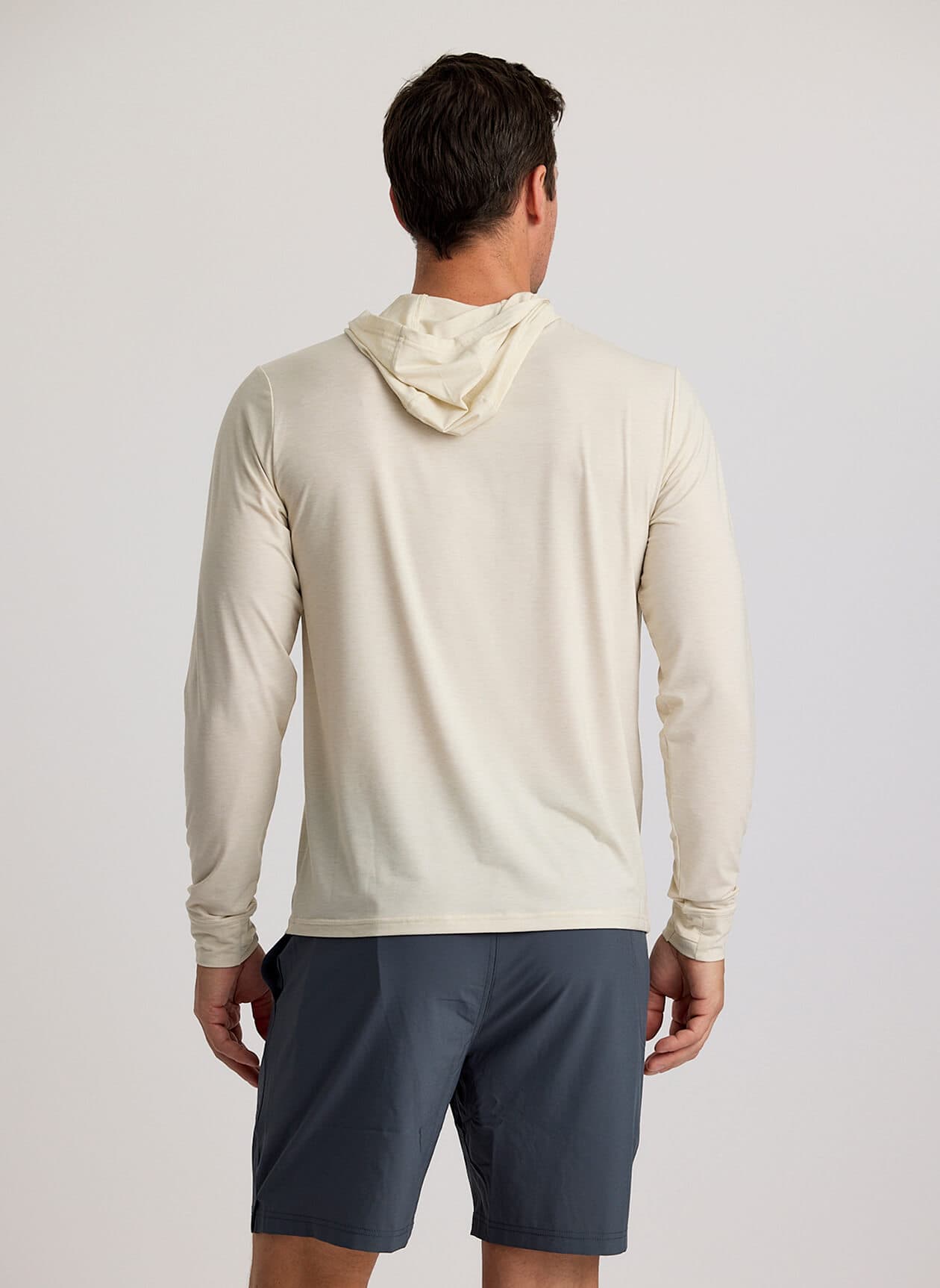 Free Fly Men's Elevate Lightweight Hoodie - White 3XL