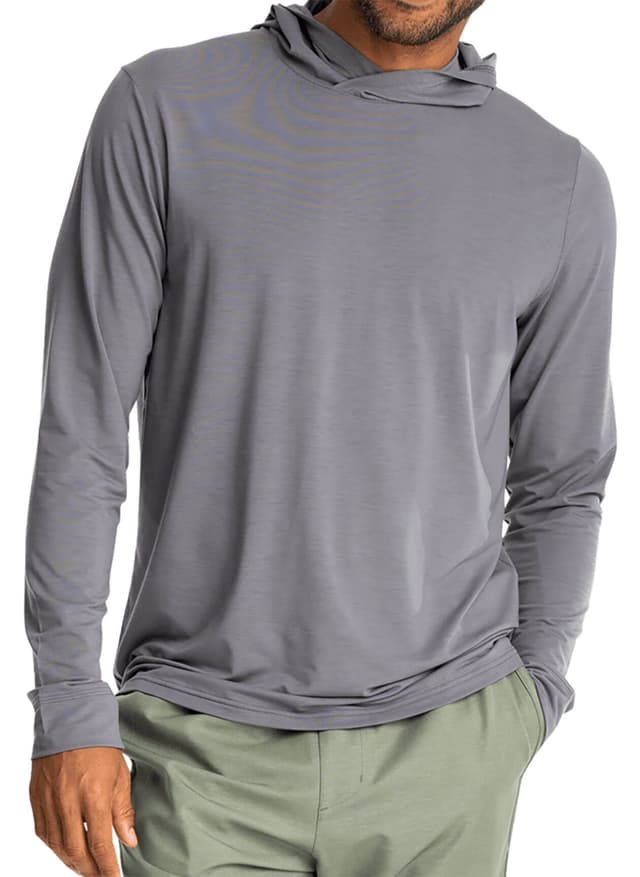 Free Fly Men's Elevate Lightweight Hoodie - Dark Grey 3XL