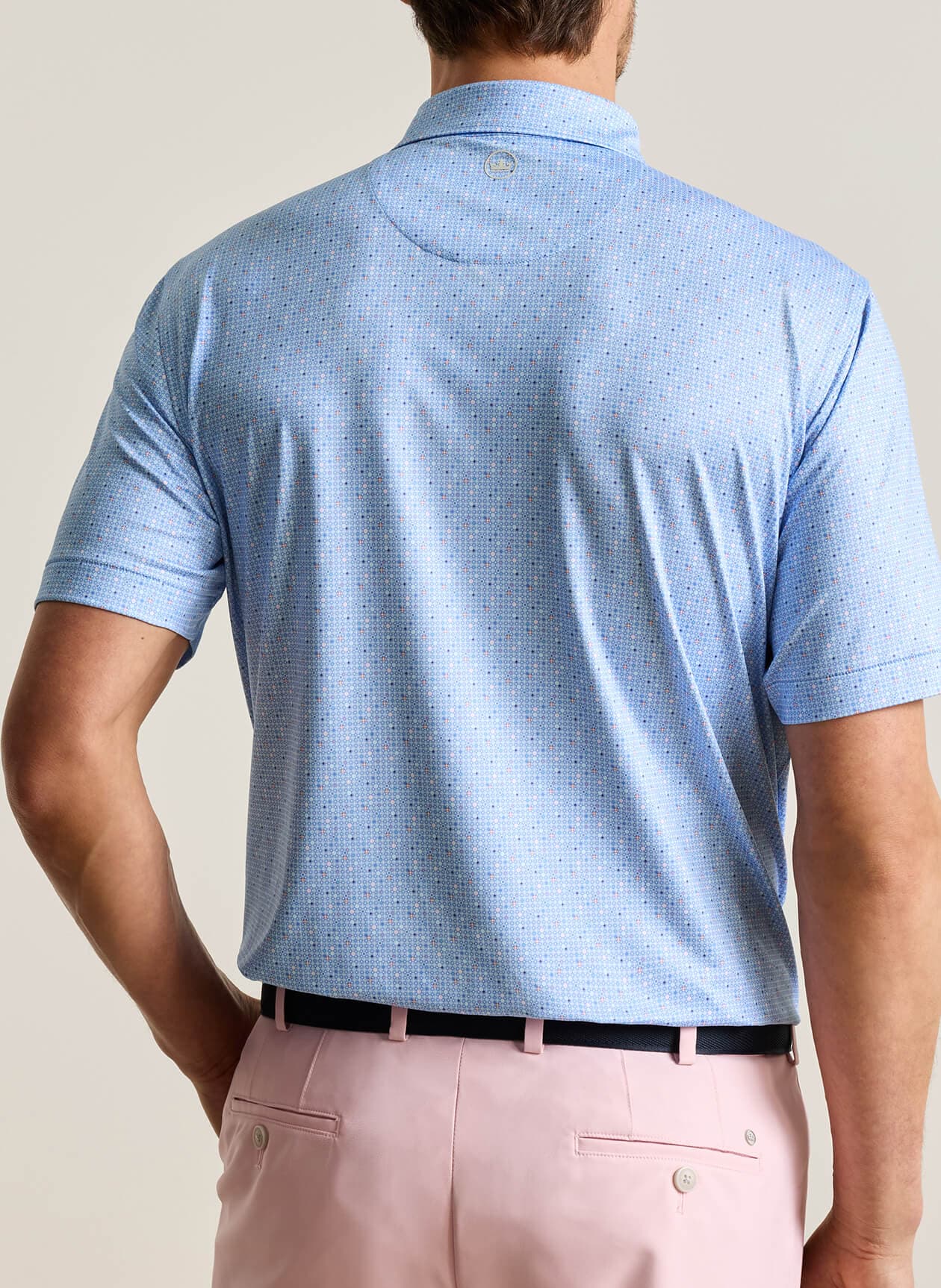 Peter Millar Men's Rivington Performance Jersey Polo - Estate Blue (EST) 3XL
