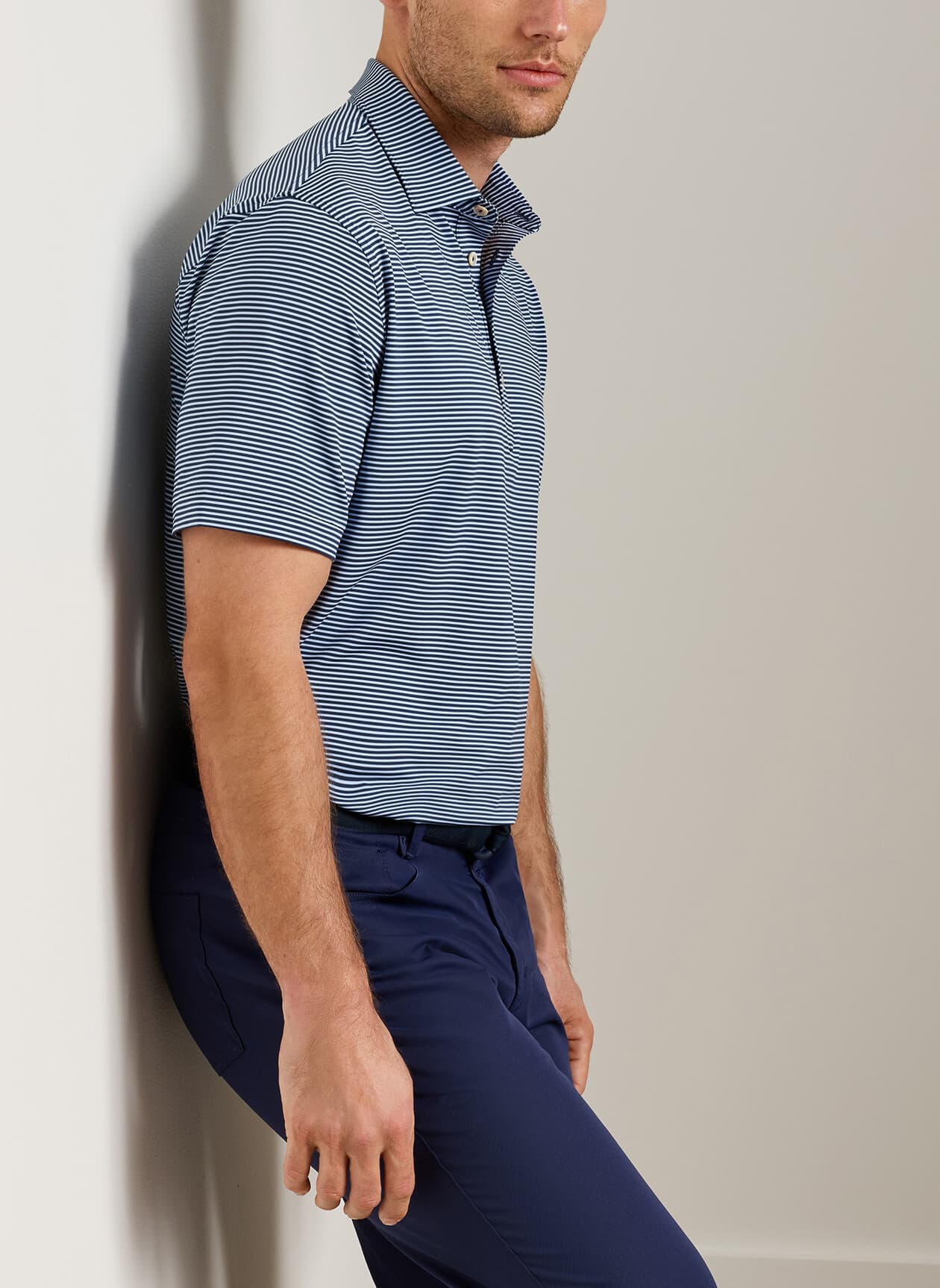 Peter Millar Men's Wynn Performance Jersey Polo - Navy 3XL