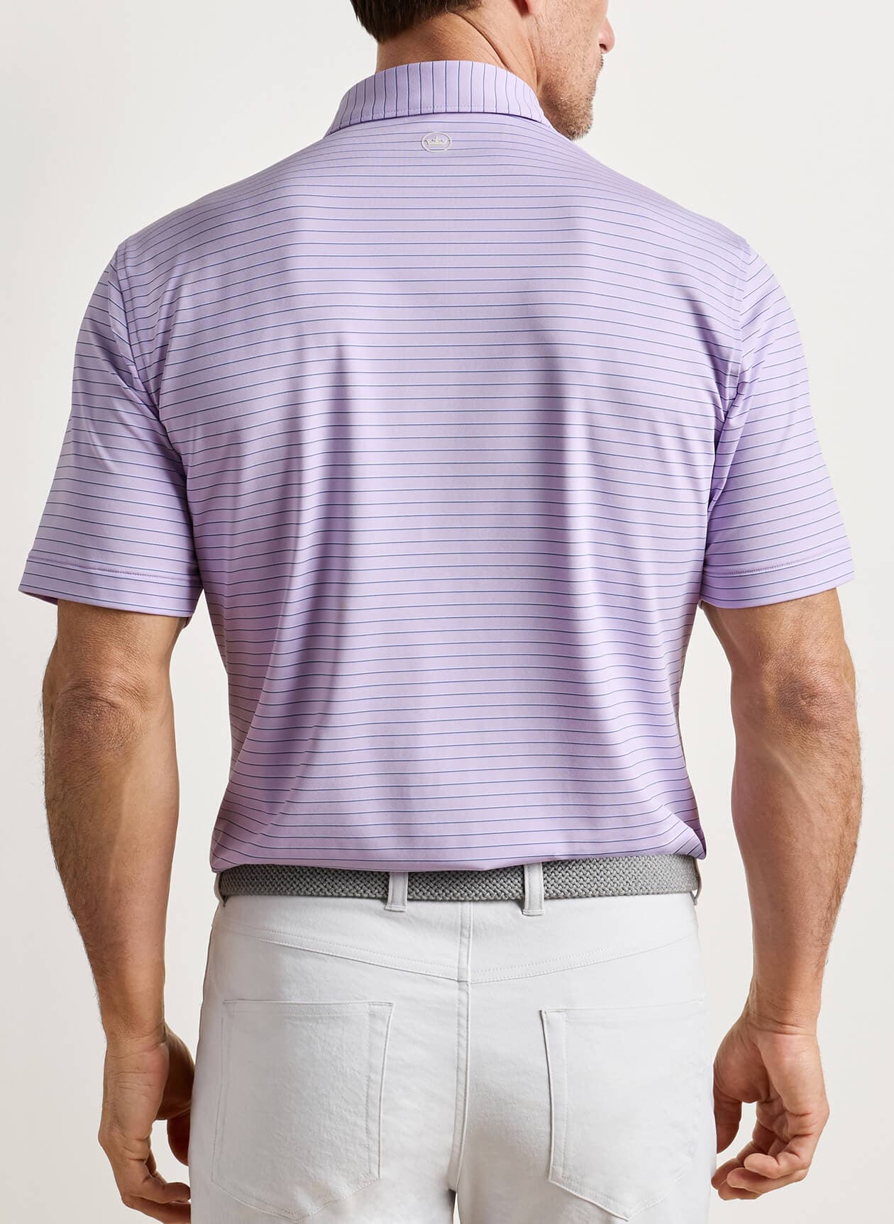Peter Millar Men's Oaks Performance Jersey Polo - Purple 3XL