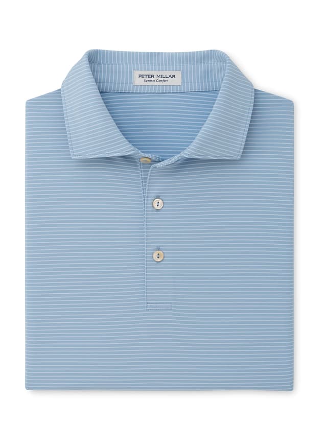 Peter Millar Men's Wade Performance Jersey Polo - Lakeside 3XL