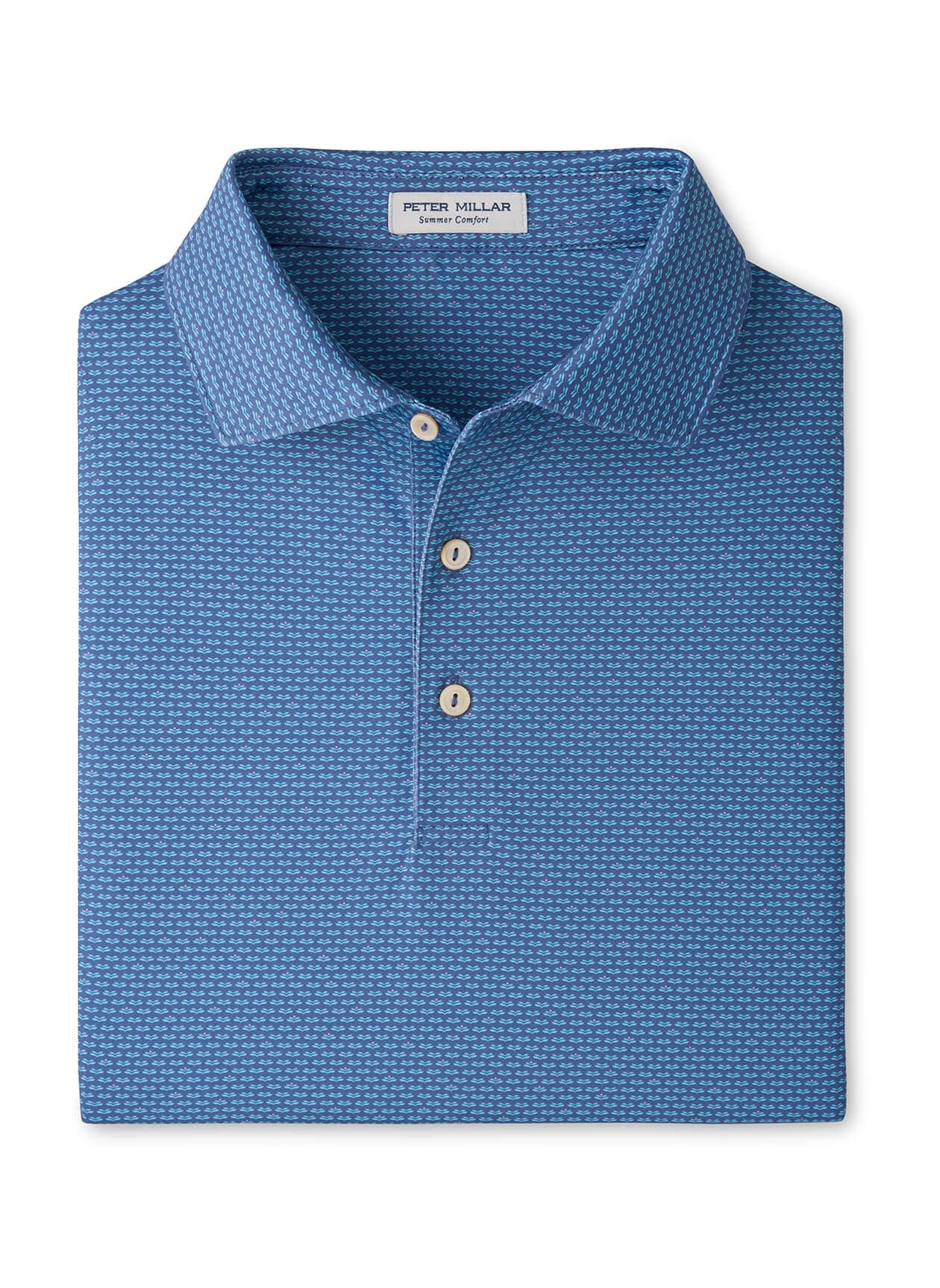 Peter Millar Men's Hague Performance Jersey Polo - Blue 3XL