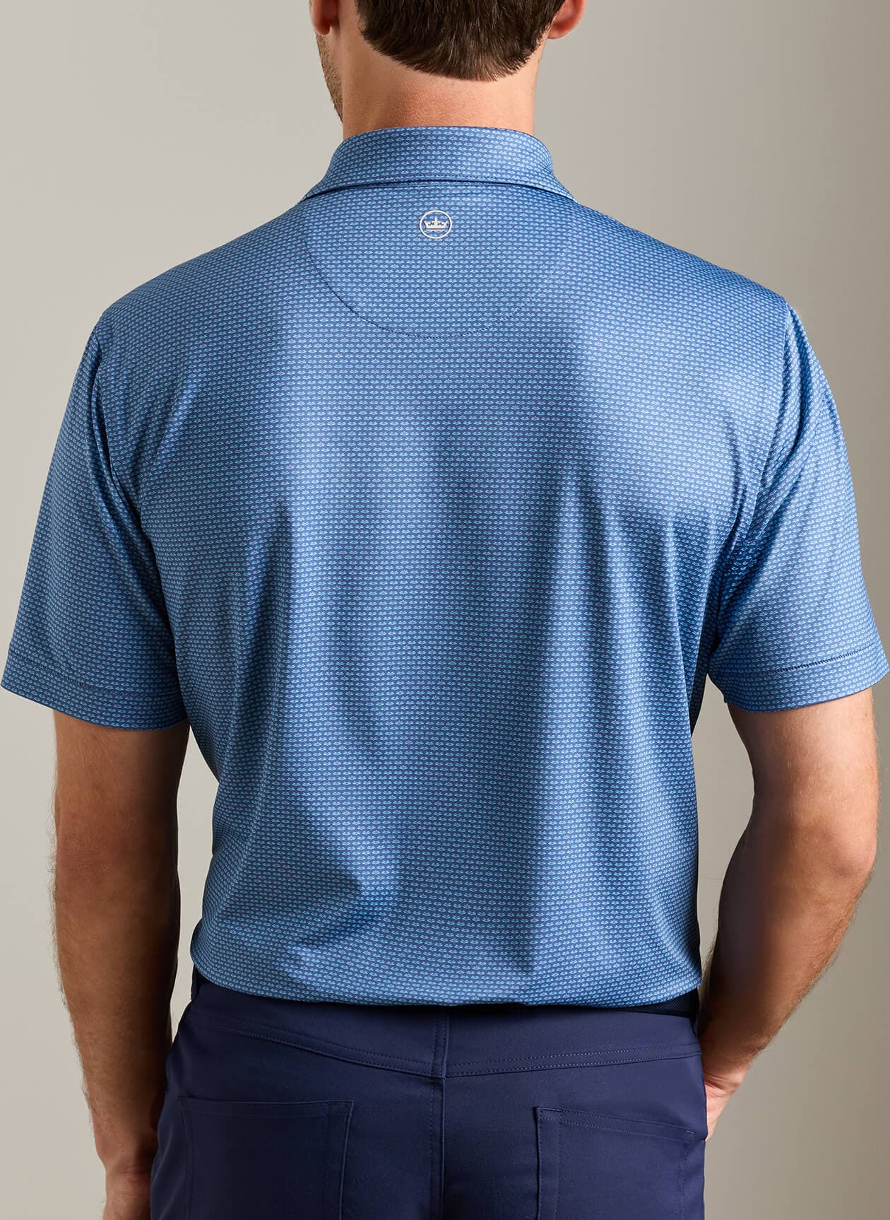 Peter Millar Men's Hague Performance Jersey Polo - Blue 3XL