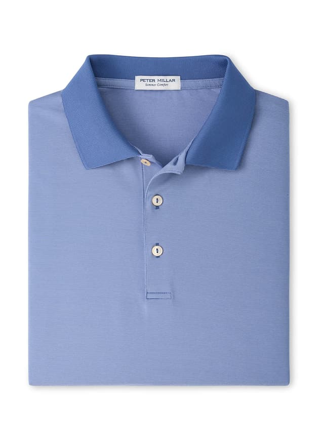 Peter Millar Men's Holden Performance Jersey Polo - F26 - Blue 3XL