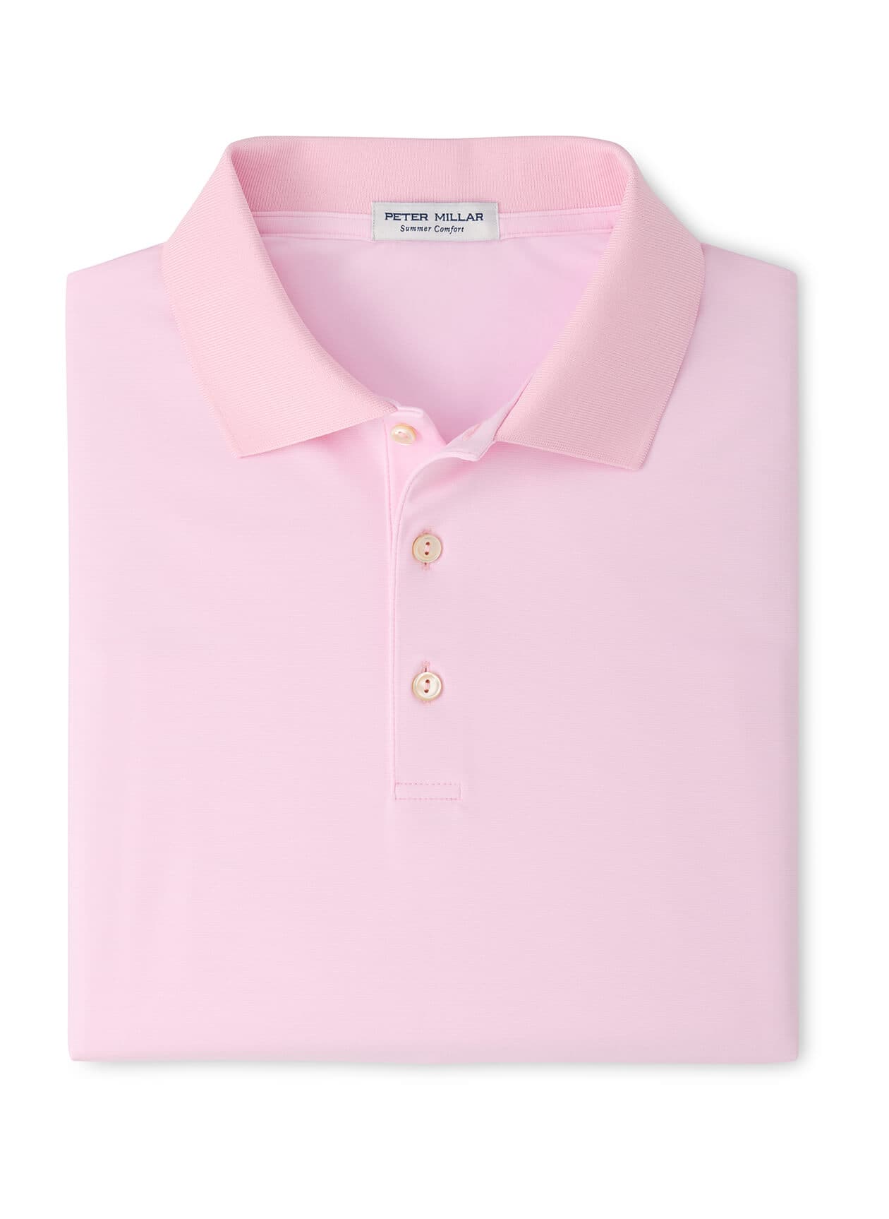 Peter Millar Men's Holden Performance Jersey Polo - F26 - Pink 3XL