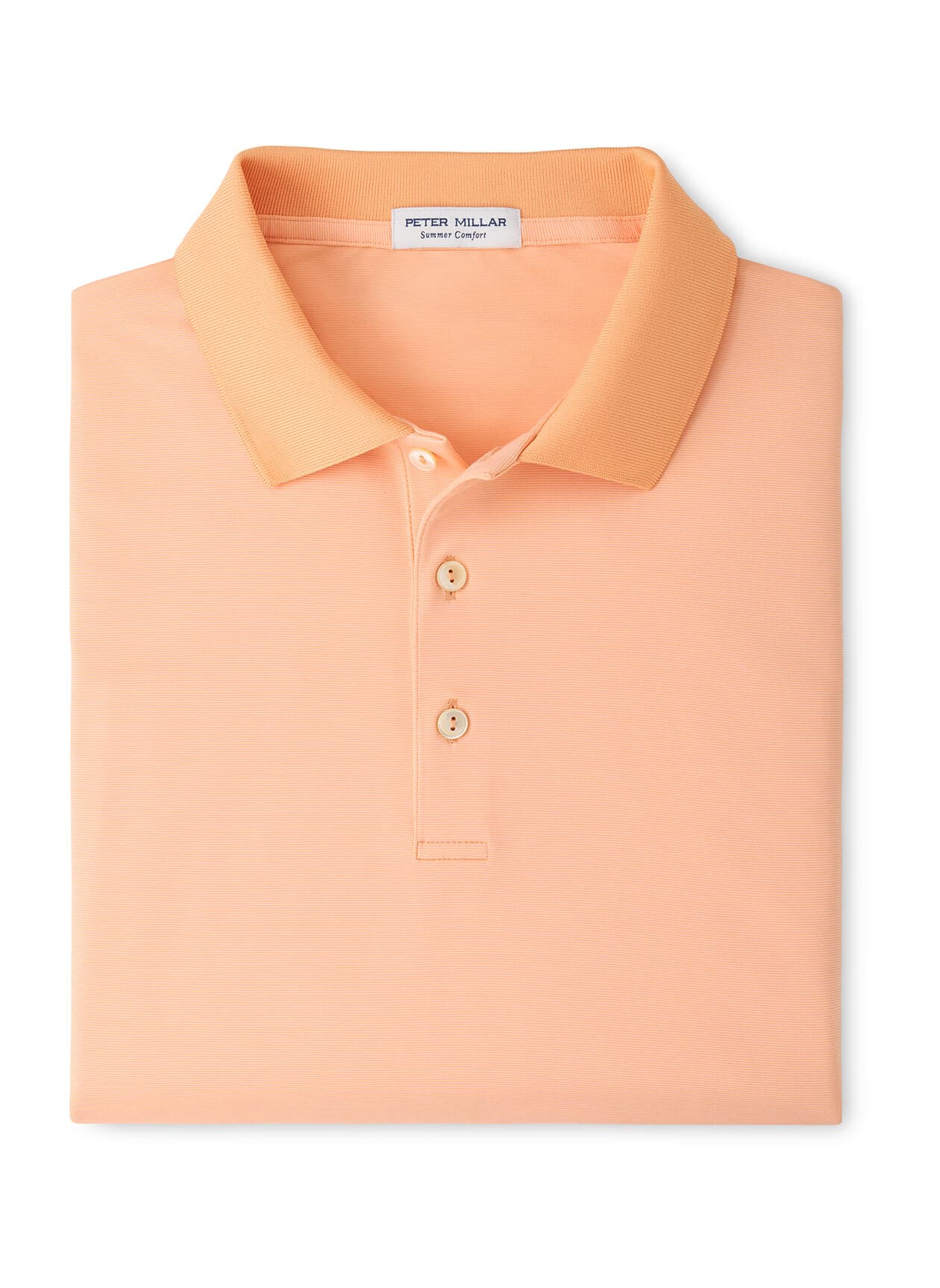 Peter Millar Men's Holden Performance Jersey Polo - F26 - Orange 3XL