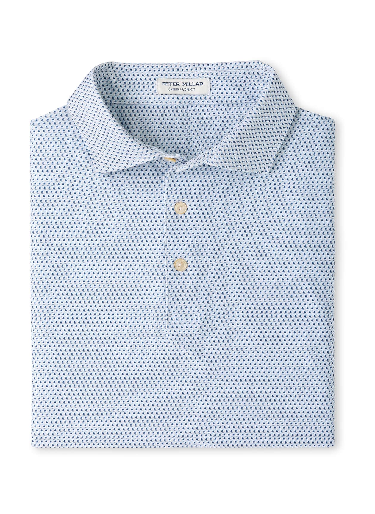 Peter Millar Men's Hummingbird Performance Jersey Polo - White 3XL