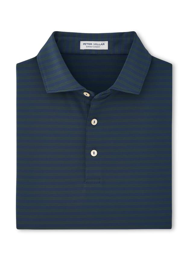 Peter Millar Men's Rawlins Performance Jersey Polo - Navy 3XL