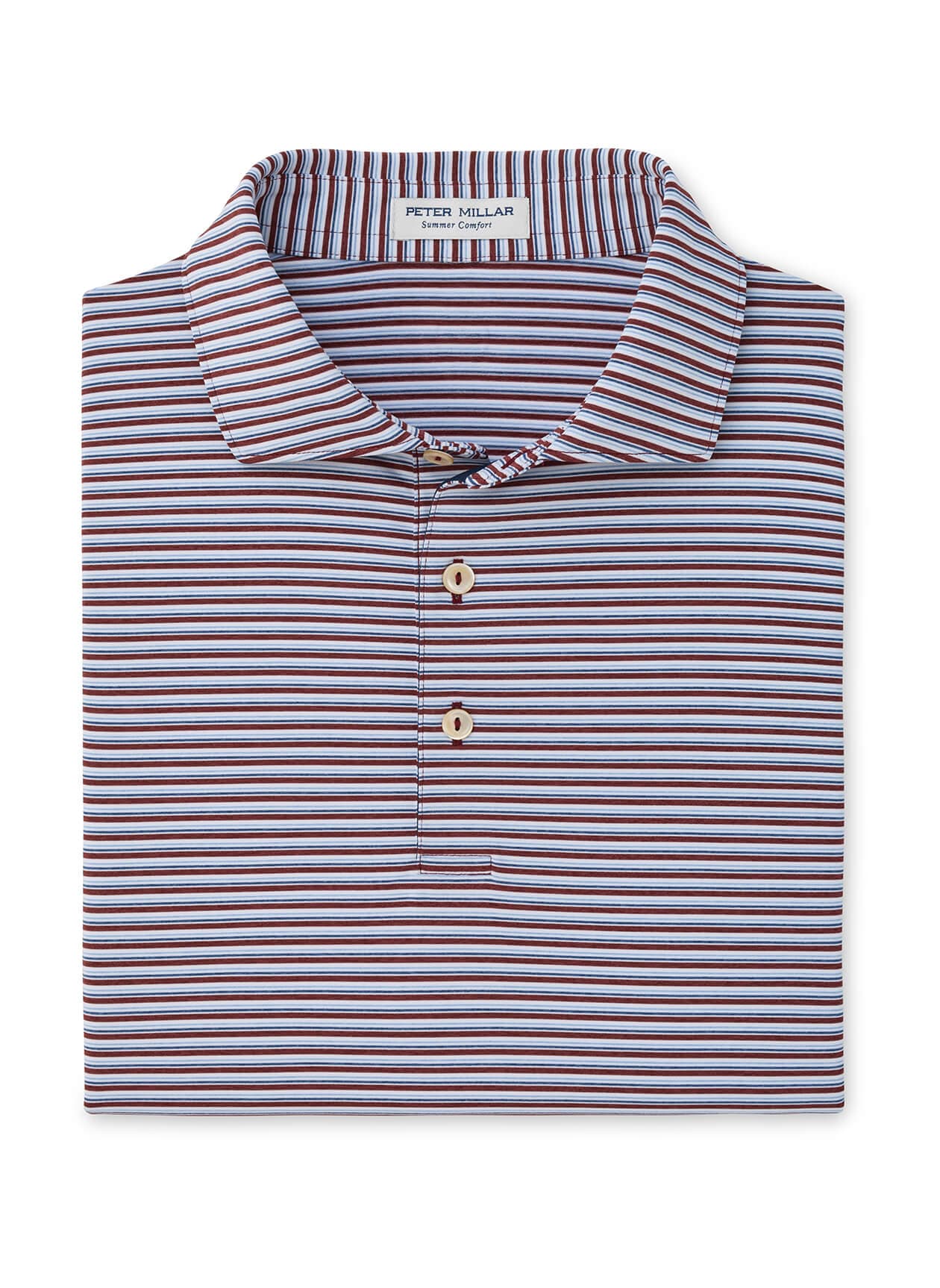 Peter Millar Men's Brooks Performance Jersey Polo - Red 3XL