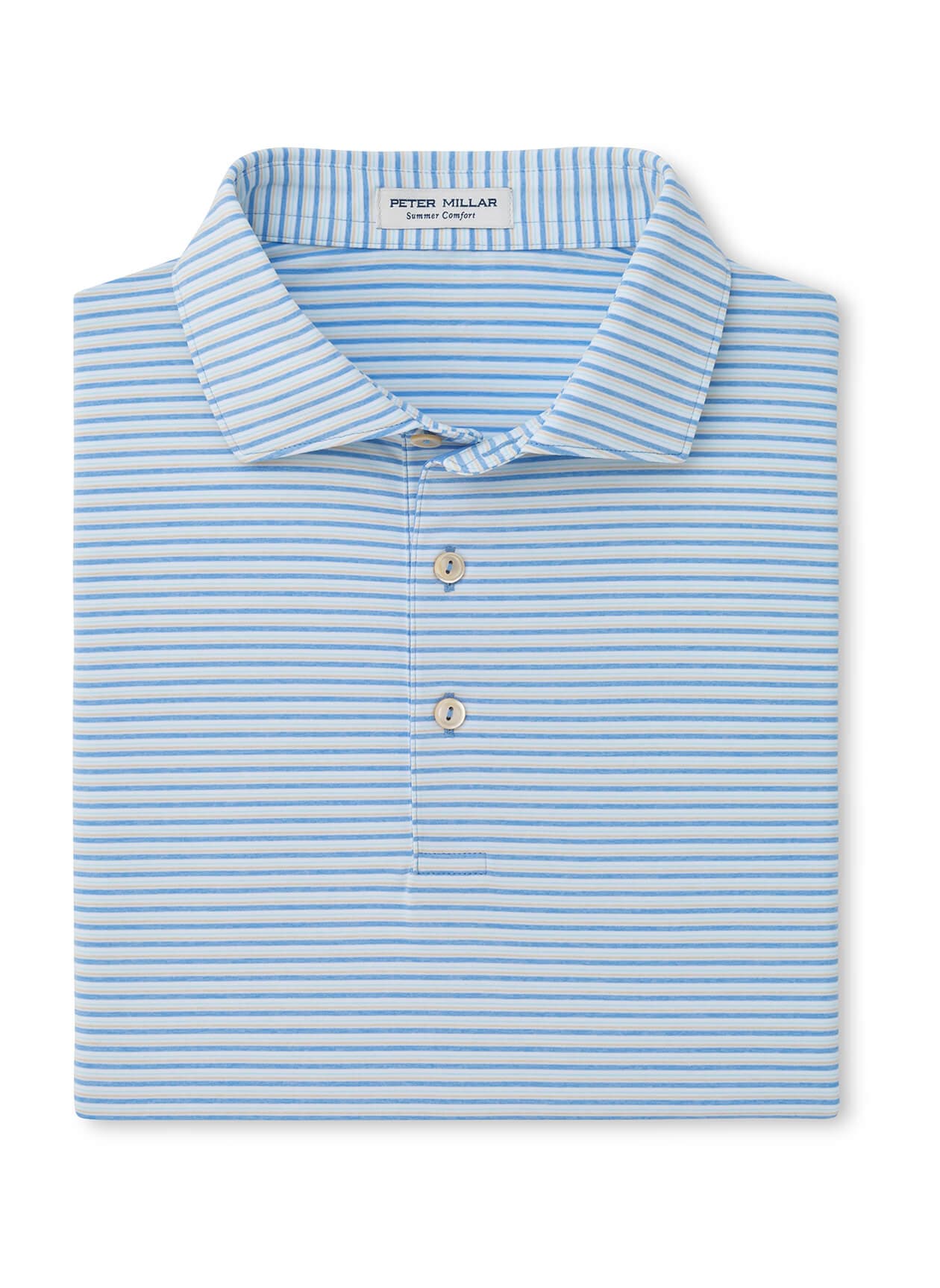 Peter Millar Men's Brooks Performance Jersey Polo - Estate Blue (EST) 3XL