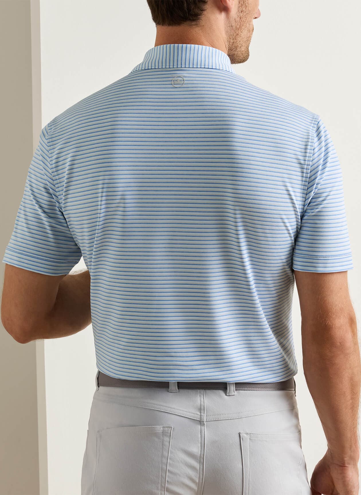 Peter Millar Men's Brooks Performance Jersey Polo - Estate Blue (EST) 3XL