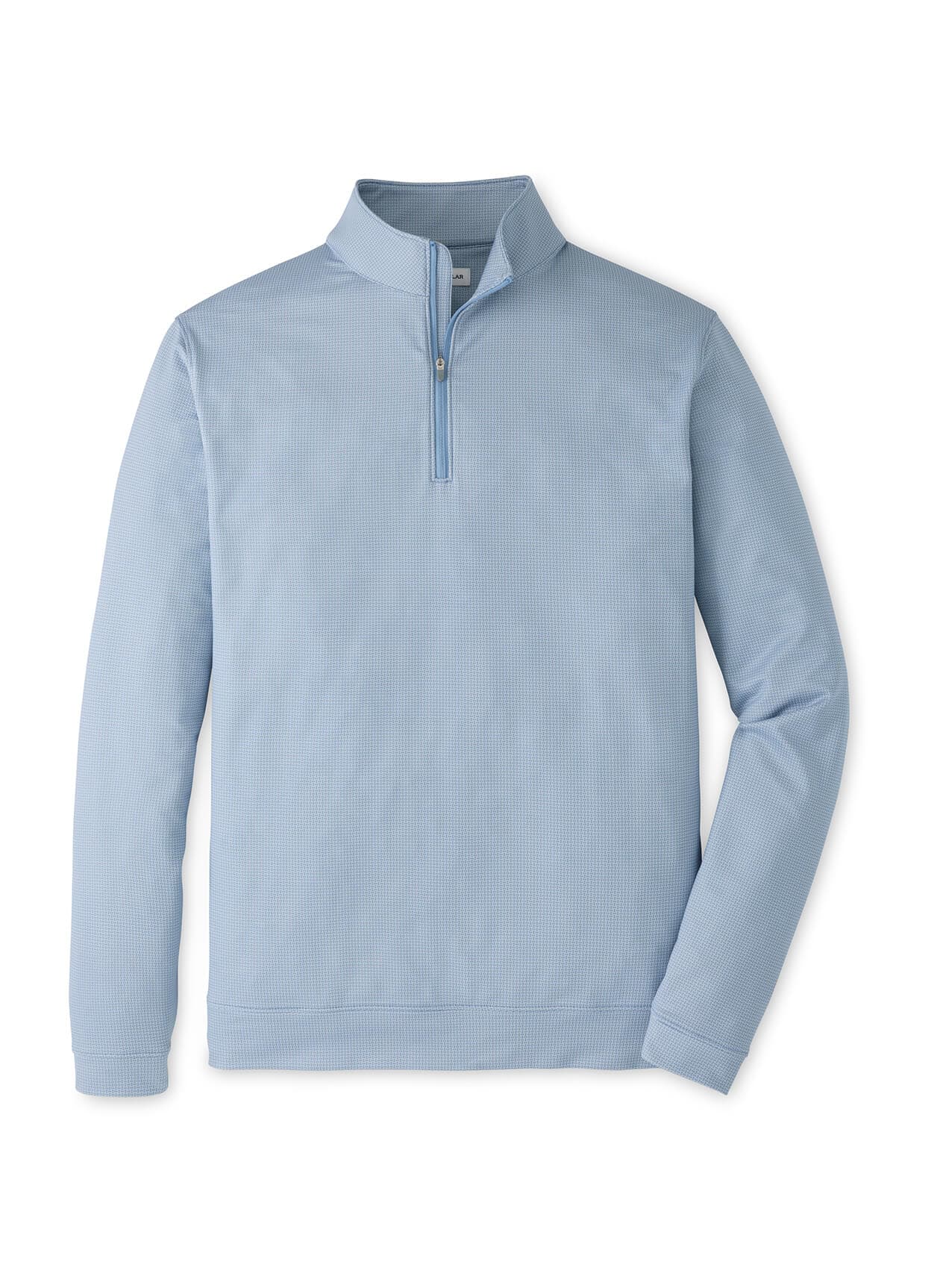 Peter Millar Men's Perth Basketweave Performance Quarter-Zip - F26 - Cyan 3XL