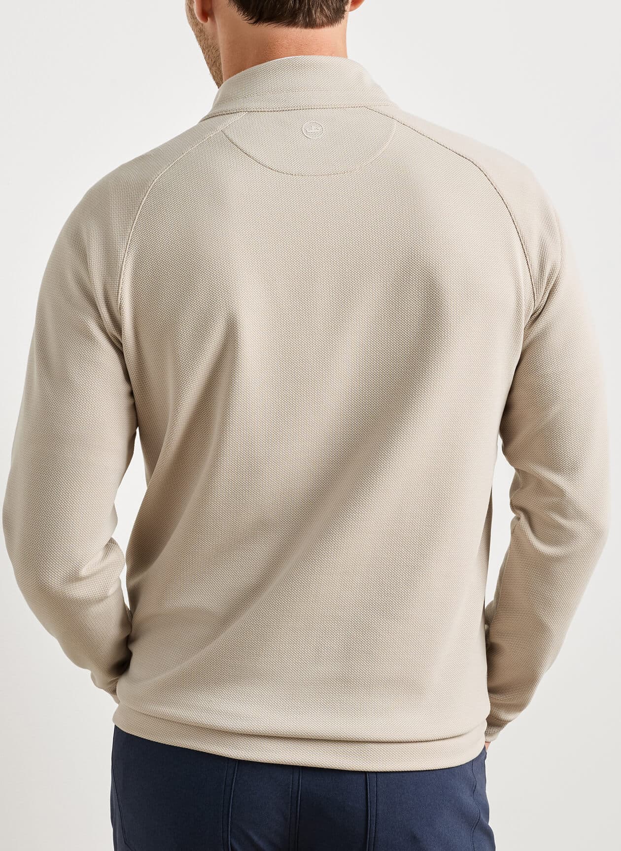 Peter Millar Men's Cradle Pique Performance Quarter-Zip - Brown 3XL