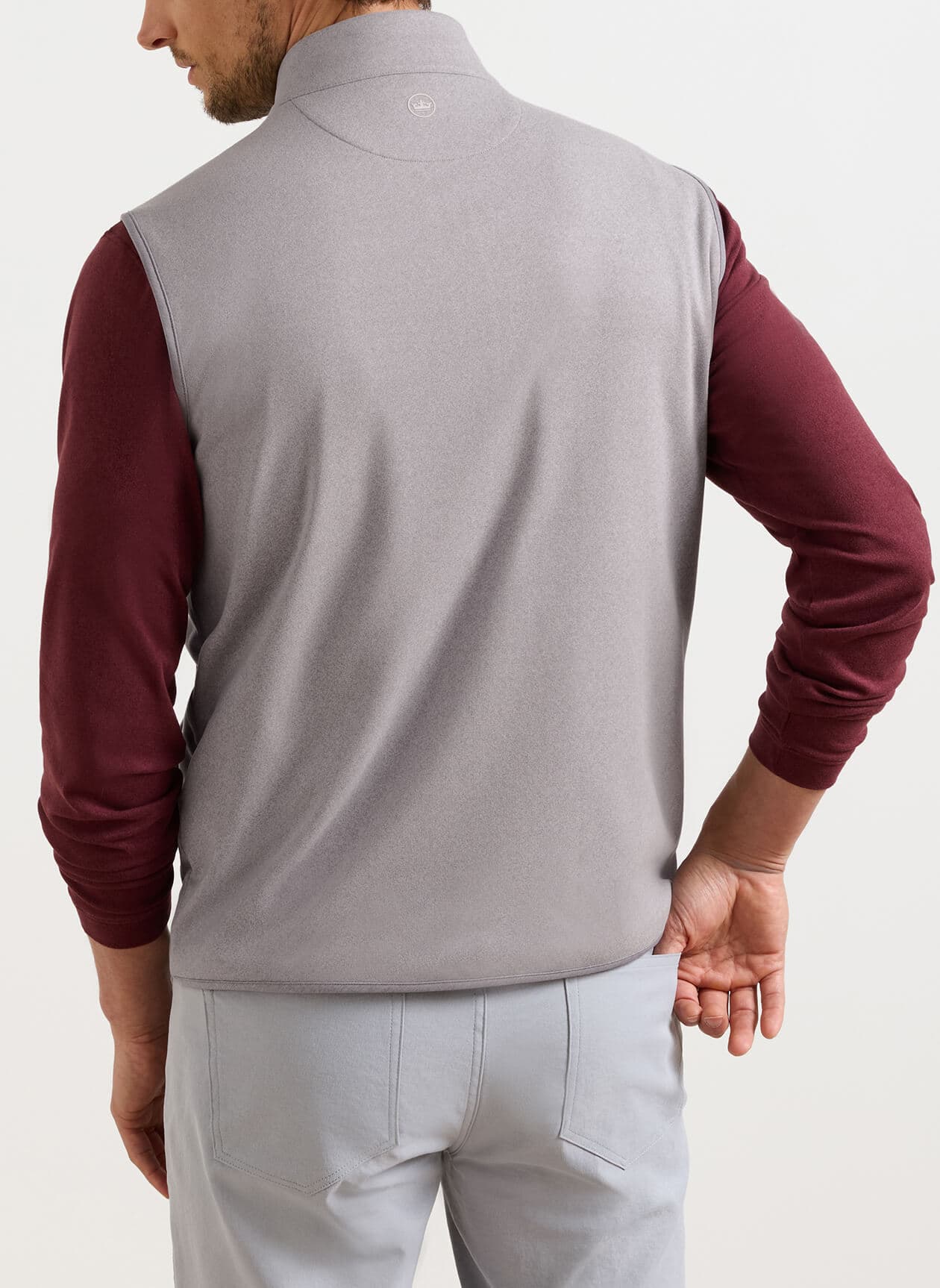 Peter Millar Men's Ardent Air Performance Vest - Light Grey 3XL