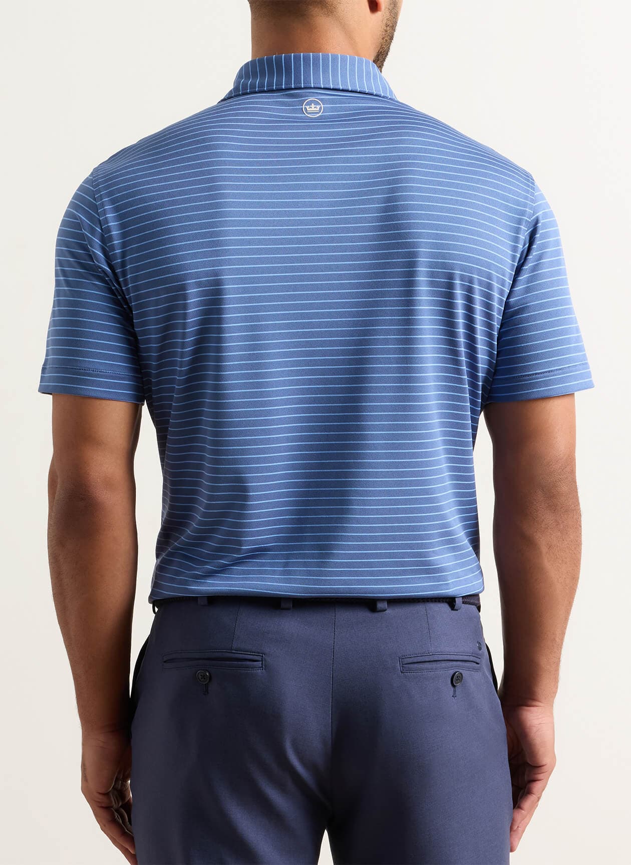 Peter Millar Men's Winston Performance Mesh Polo - F26 - Blue 3XL