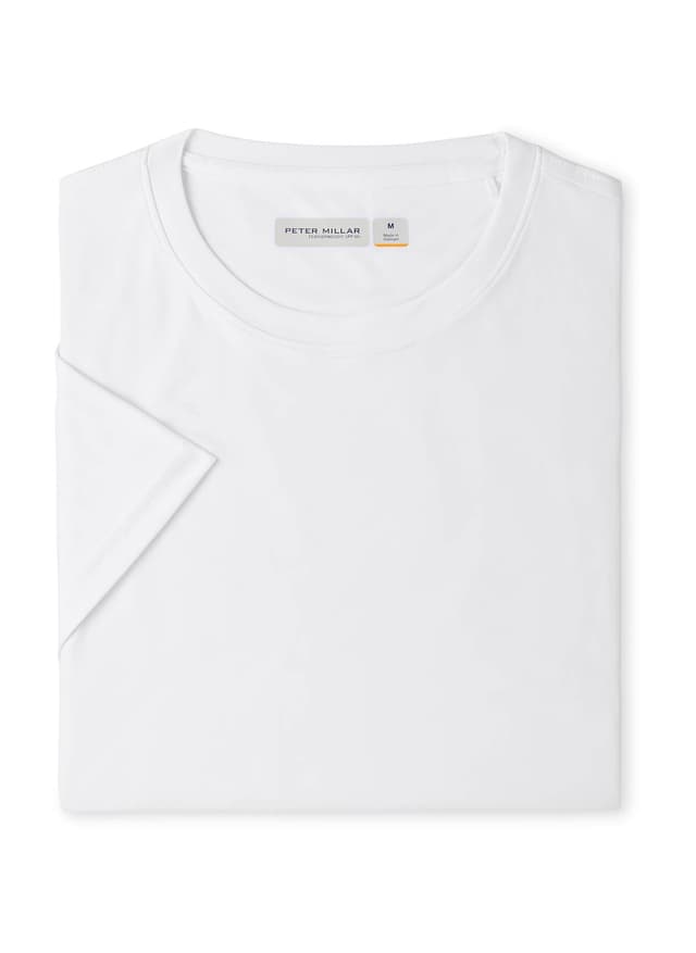 Peter Millar Men's Featherweight Performance T-Shirt - White 3XL