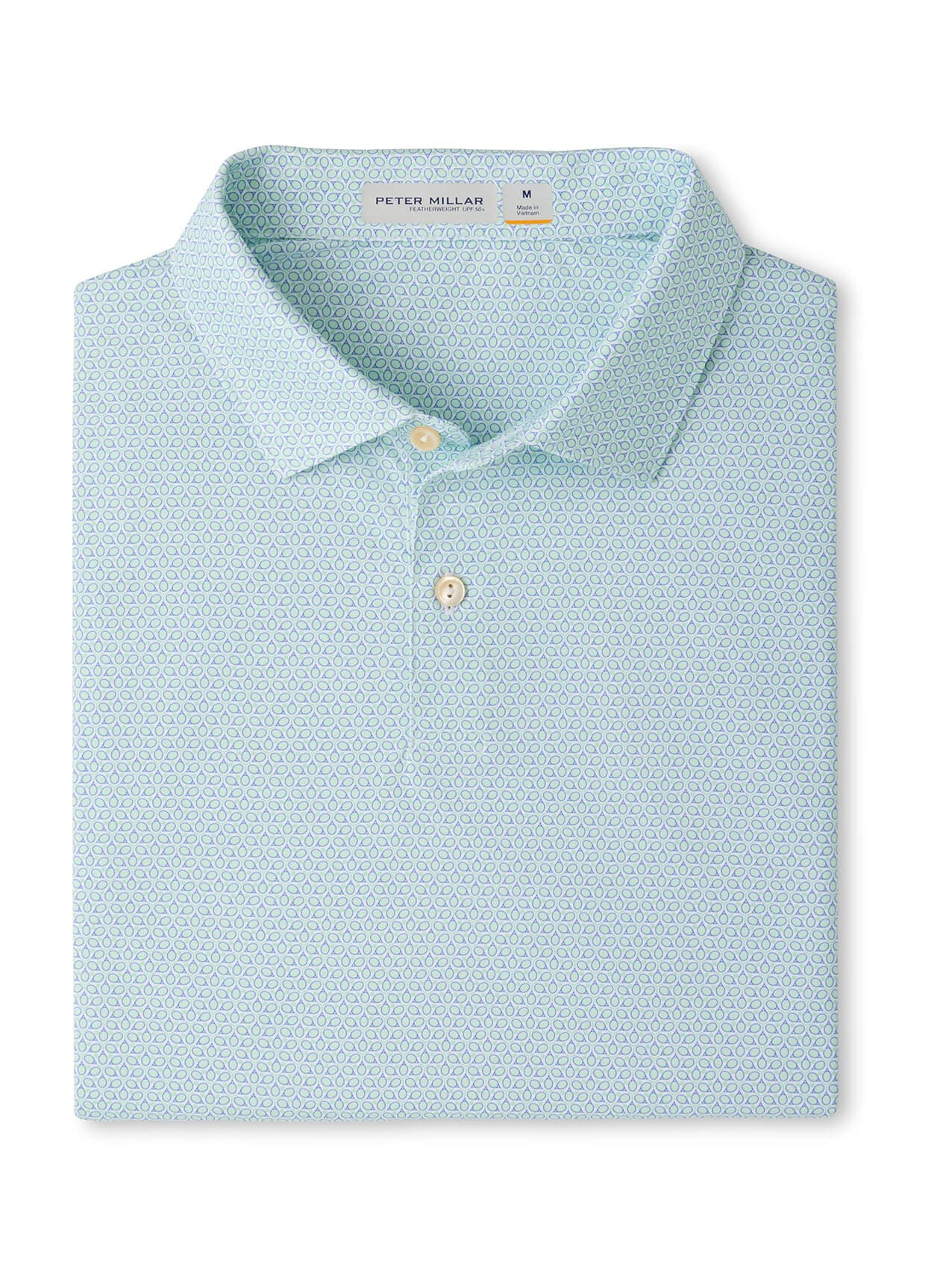 Peter Millar Men's Featherweight Racquet Club Performance Polo - White 3XL