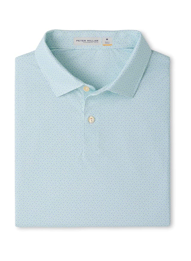 Peter Millar Men's Featherweight Racquet Club Performance Polo - White 3XL