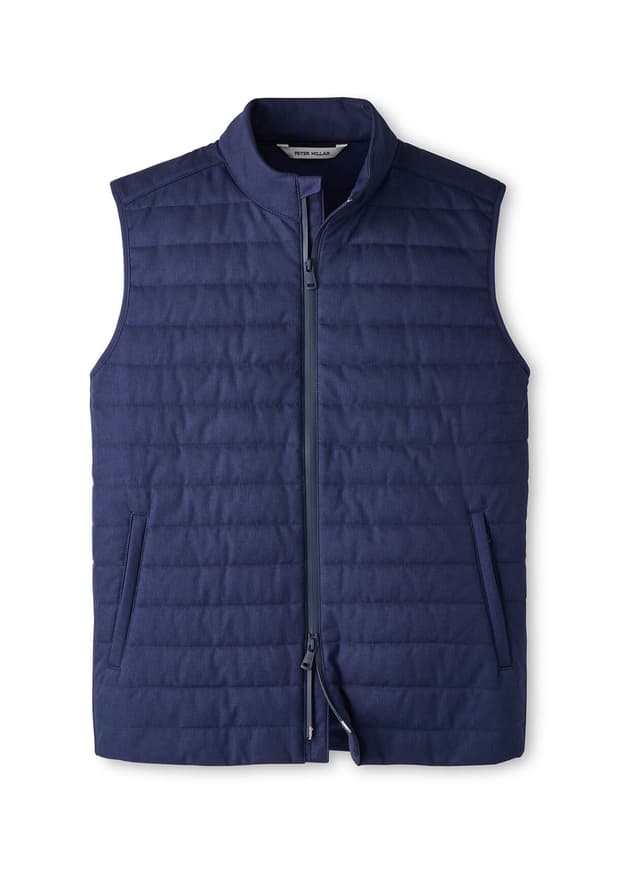 Peter Millar Men's Parks Hybrid Vest - Navy 3XL