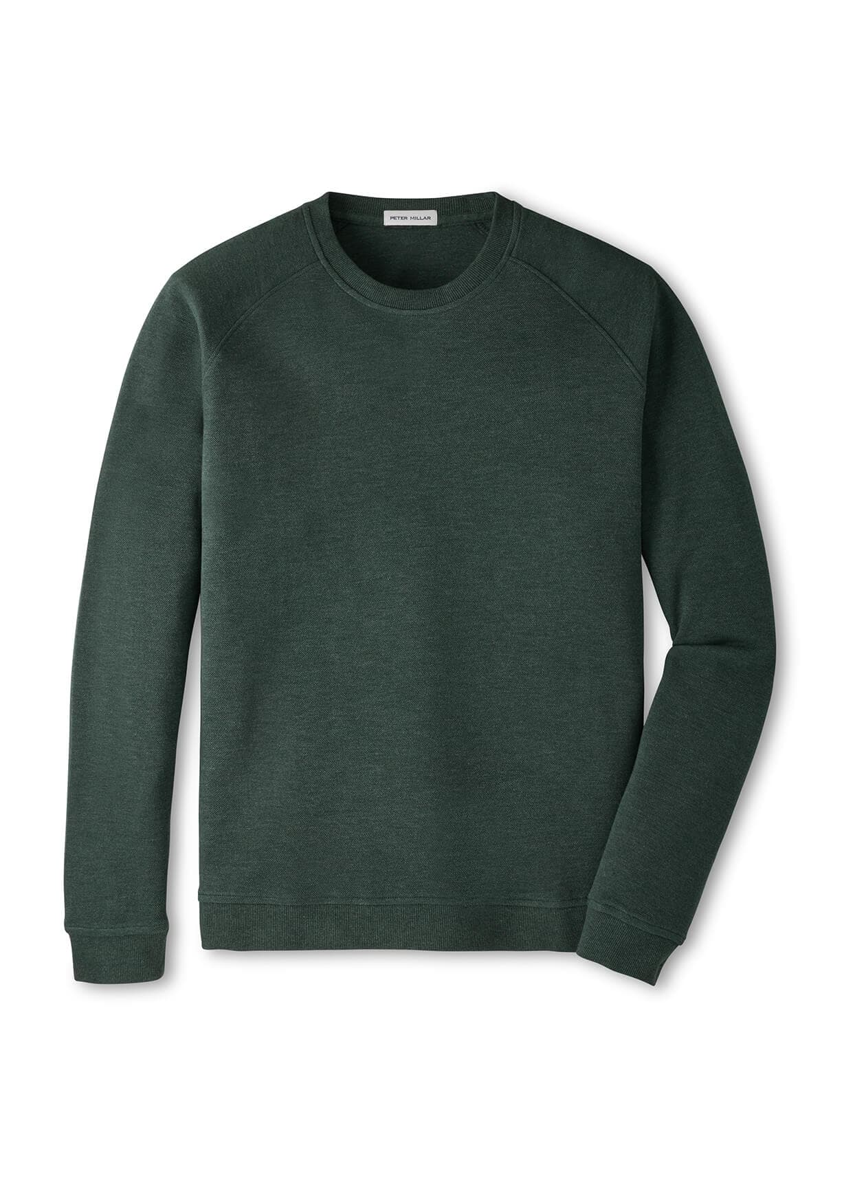 Peter Millar Men's Crown Comfort Knit Crew F26 - Green 3XL